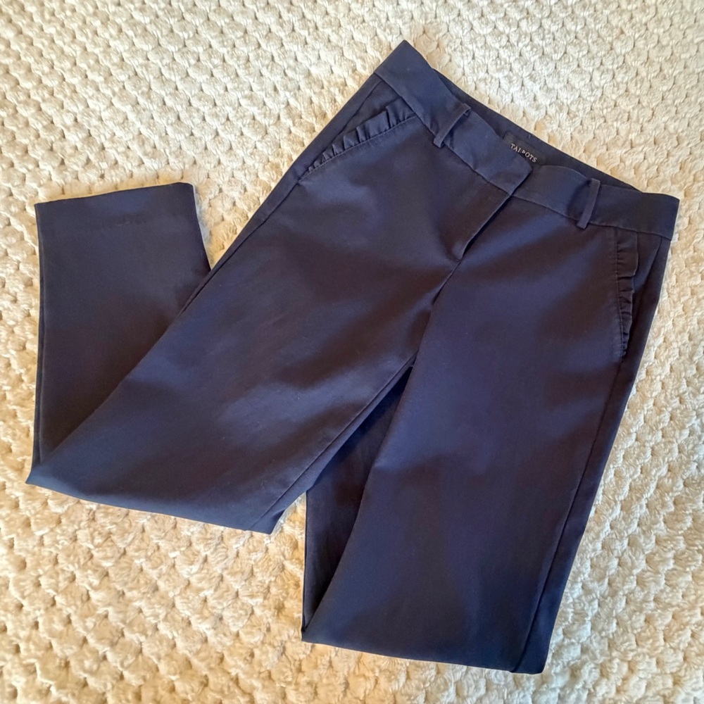 Talbots Straight Leg Indigo Blue Pants